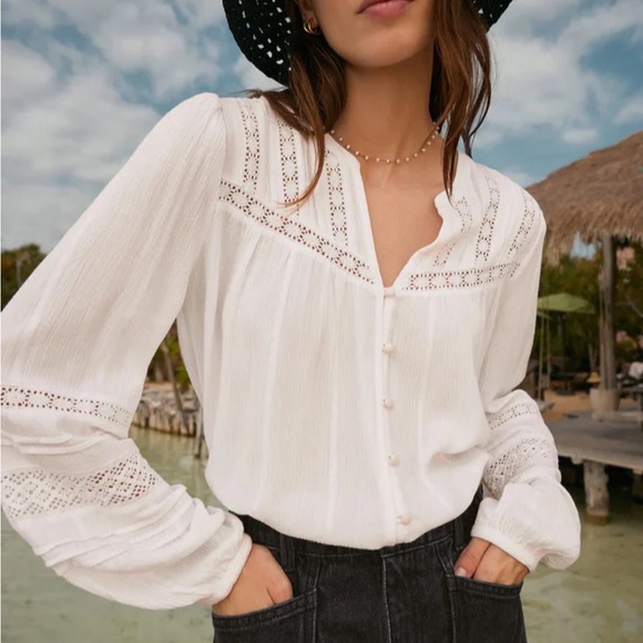 Z Supply | Tops | Nwt Z Supply White Jude Top | Poshmark